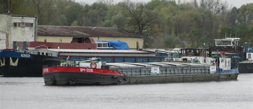 Próbny transport z metą w Szczecinie