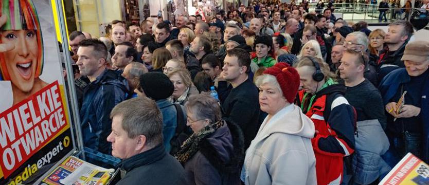 Tłumy na otwarciu Galaxy
