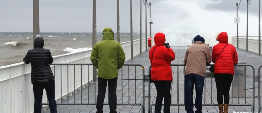 Niedzielny sztorm na Bałtyku