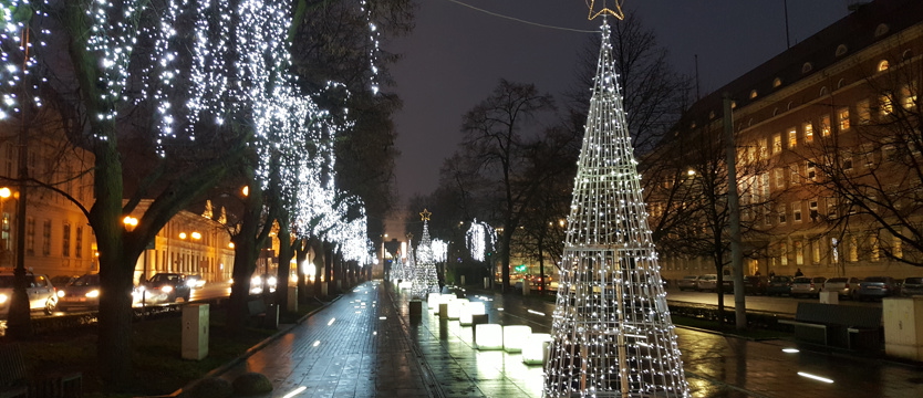 Miasto rozbłysło przed świętami