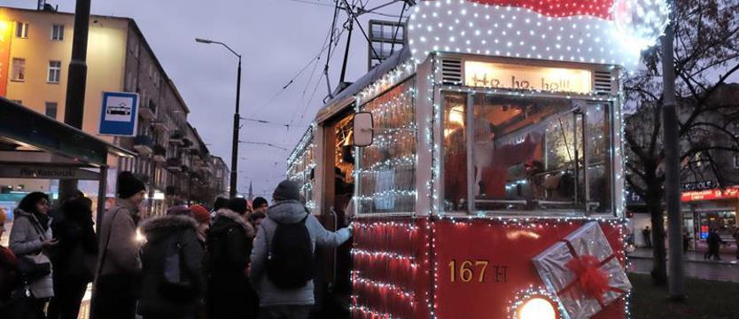Mikołajkowy tramwaj