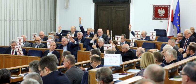 Senat przyjął nowelę ustawy o Krajowej Radzie Sądownictwa
