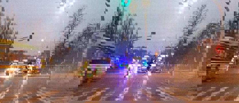 Wypadek na ul. Hożej