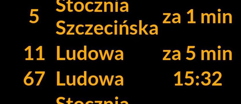 Wirtualne tablice na przystankach