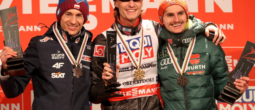 Skoki narciarskie. Stoch srebrnym medalistą MŚ