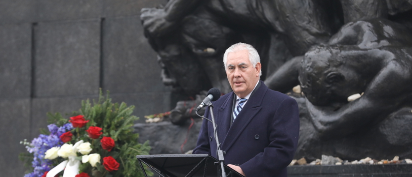 Rex Tillerson: Nigdy nie możemy pozostać obojętni wobec zła