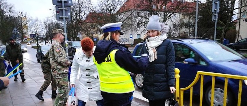 Policyjno-wojskowa akcja odblaskowa