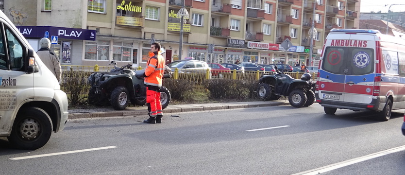 Zderzenie dwóch quadów