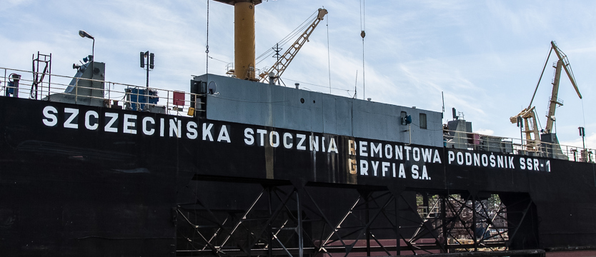 Przechylił się dok w „Gryfii”. Wyjaśniają przyczyny