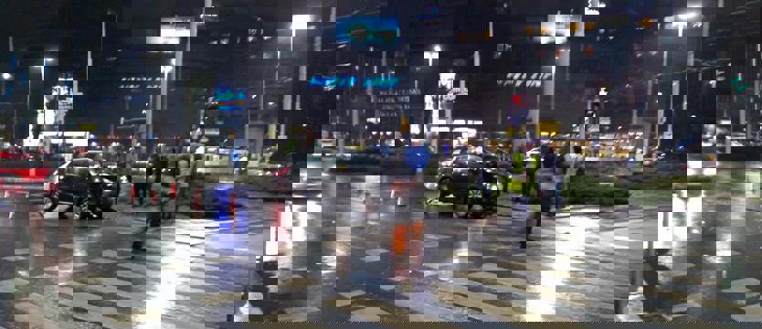 Stłuczka na placu Rodła