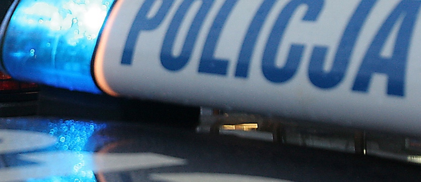 Droga zablokowana po wypadku