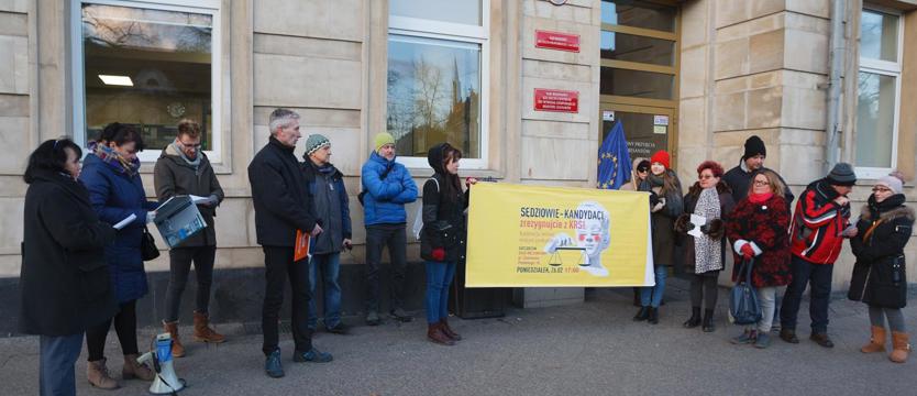 Protest w obronie sądownictwa