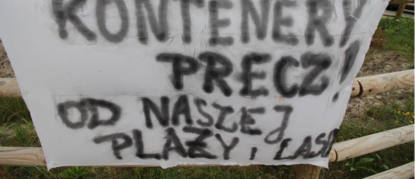 Kontrowersyjny temat wróci?  Kontenery zamiast plaży i drzew