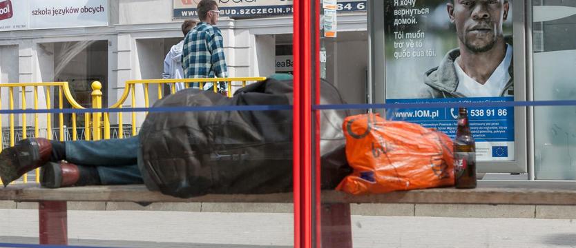 Bezdomni w tramwaju