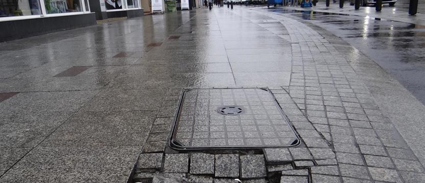 Aleja z zapadliskiem