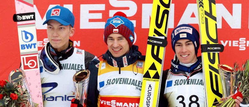 Stoch wygrał zawody w Planicy