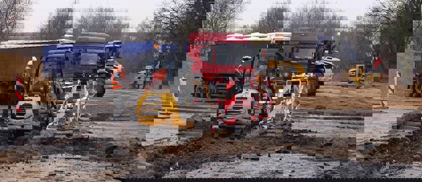 Trzeci miesiąc przebudowy ulicy Arkońskiej