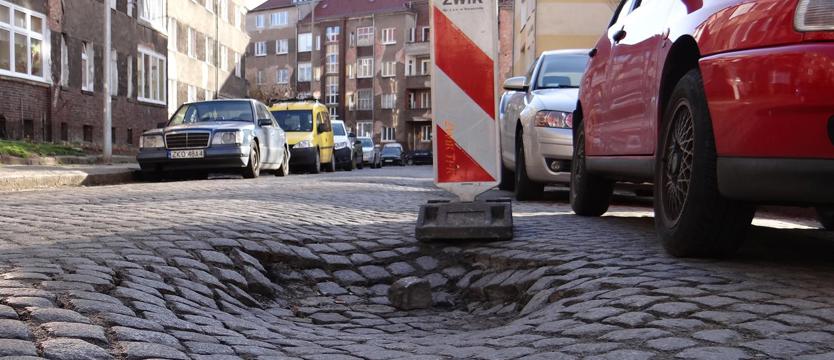 Karpińskiego z zapadliskiem