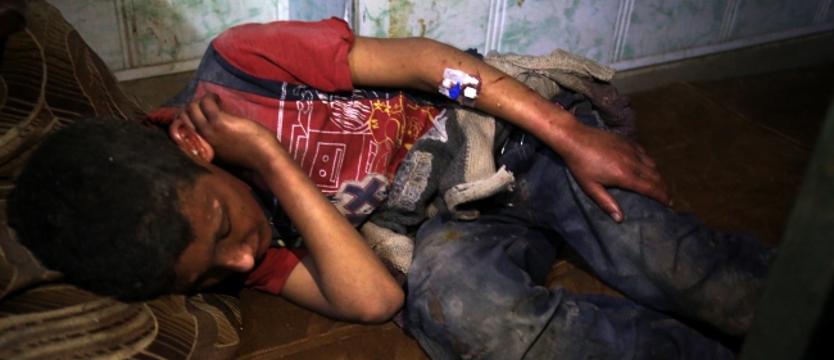 Przywódcy potępiają atak chemiczny w Syrii