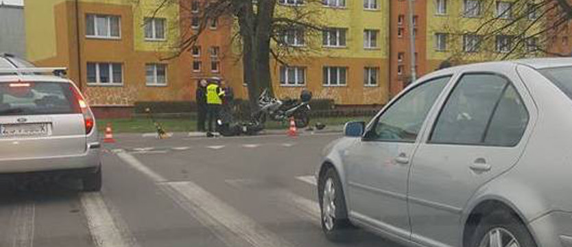 Zderzenie ze skuterem