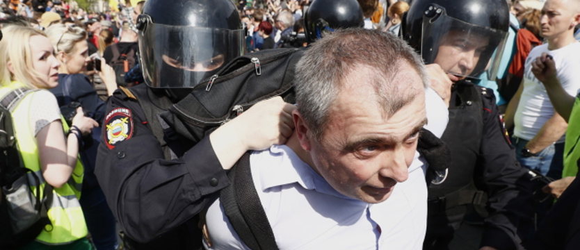 Ponad 1000 osób zatrzymano na demonstracjach przeciwko Putinowi