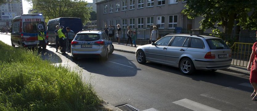Potrącenie pieszego na Witkiewicza