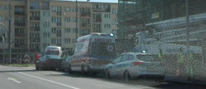 Stłuczka przy  Bramie Portowej