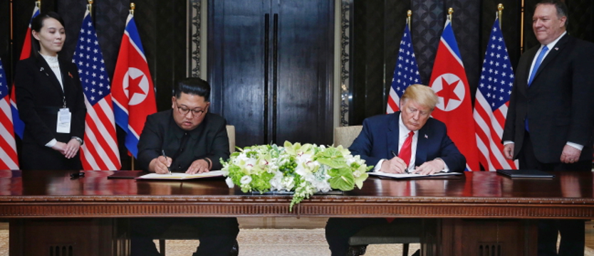 Trump i Kim podpisali historyczne porozumienie