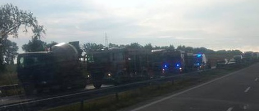 Wypadek na obwodnicy Stargardu i kilometrowe korki