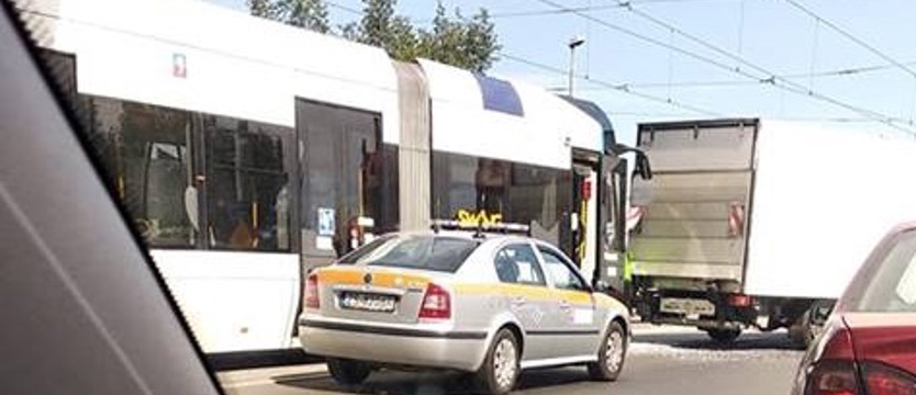 Zderzenie z tramwajem na Energetyków