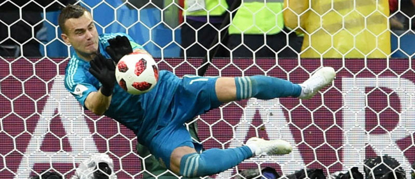 MŚ 2018. Hiszpania - Rosja 1:1, karne 3-4