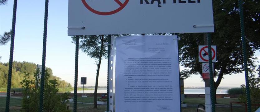 Kąpielisko Dąbie - wciąż z zakazem kąpieli