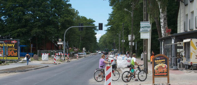 Trasa 102 Dziwnów-Międzywodzie przejezdna
