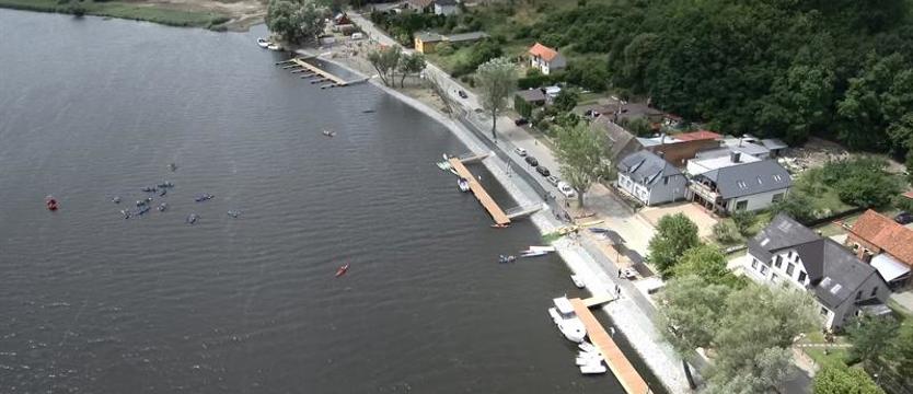 Siadło Dolne ma nowe nabrzeże i rekreacyjne tereny nad Odrą