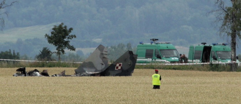 Rozbił się wojskowy samolot. Pilot nie żyje