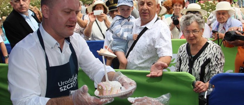 Dwa torty na urodziny Szczecina