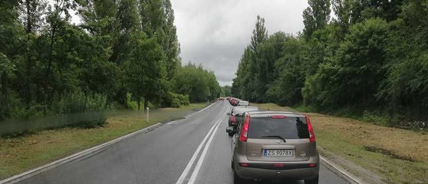 Korki na Trasie Zamkowej i Floriana Krygiera
