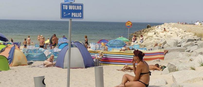 Plażowa strefa dla niepalących