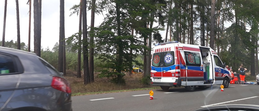 Napad na taksówkarza. Reanimacja na drodze krajowej nr 3