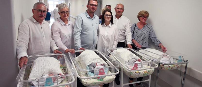 Szczecińskie czworaczki: Amelka, Franek, Stasio i Zosia