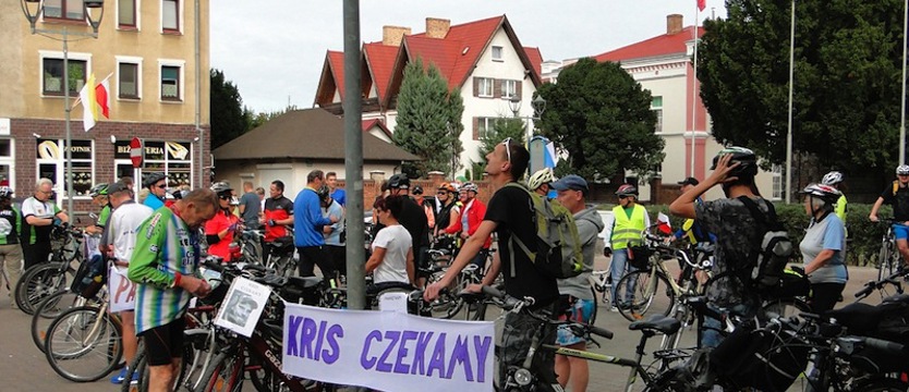Rowerem dla Krzysztofa