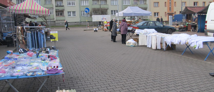 Chuligani na stargardzkim targowisku