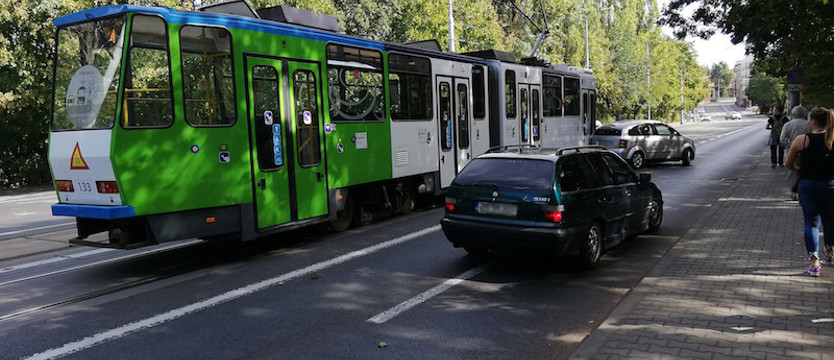 Kolizja na ul. Mickiewicza