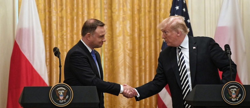 Prezydent Duda u prezydenta Trumpa