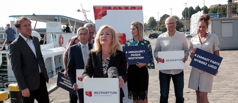Bezpartyjni nielegalnie na nabrzeżu?