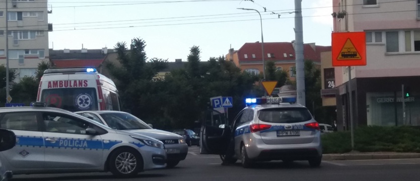 Zderzenie przy placu