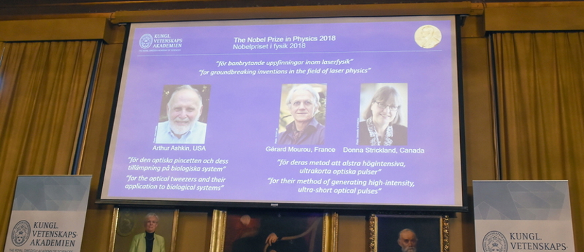 Nobel z fizyki za superprecyzyjne narzędzia laserowe