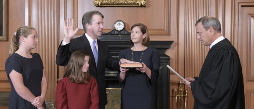 Brett Kavanaugh zaprzysiężony na sędziego Sądu Najwyższego