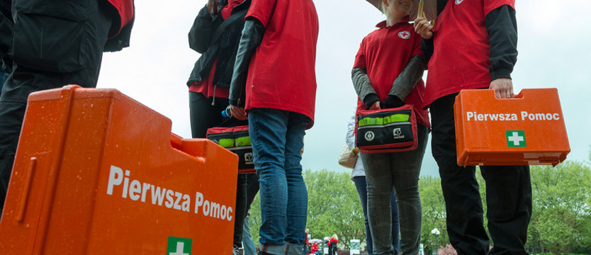 Festyn PCK na placu Solidarności
