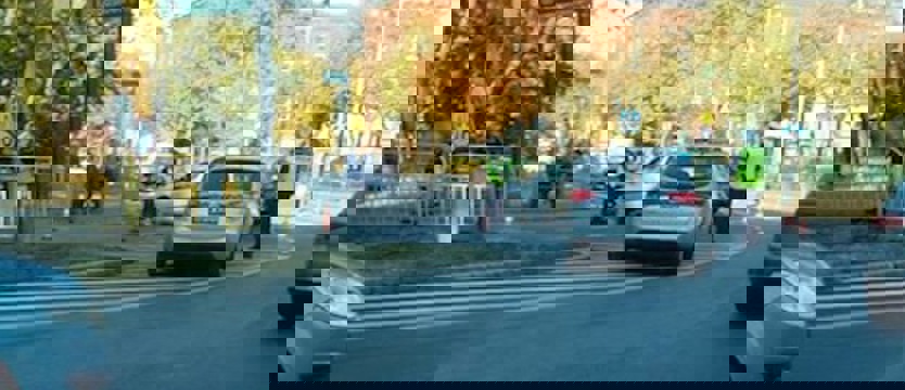 Wypadek na skrzyżowaniu Narutowicza z Kopernika